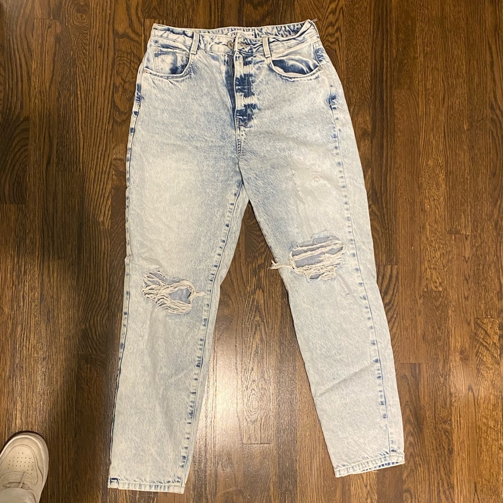 ZARA Straight Leg Jean full-length